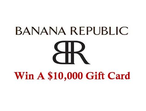 Banana Republic $10,000 Wardrobe Sweepstakes - Win A $10,000 Or $250 ...