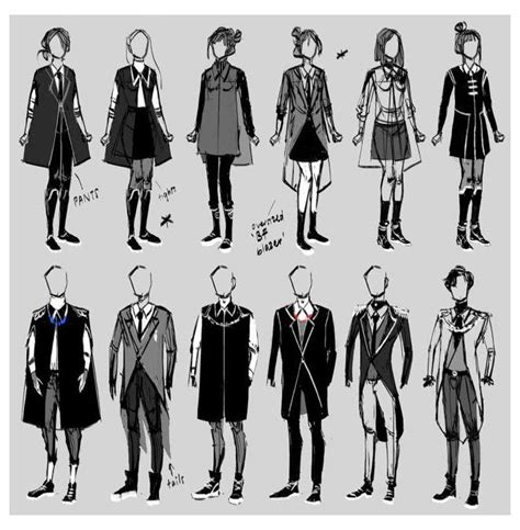 #magic #school #uniform #design | Magic clothes, Art outfits, Drawing ...