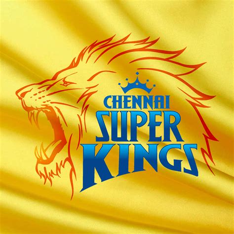 CSK Logo With Satin Flag | Chennai super kings, Chennai, 5 korean best ...