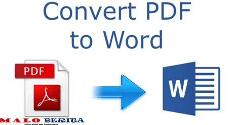 Cara konversi file word ke file pdf – Malo Berita