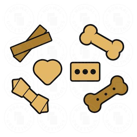 Dog Treats SVG Files Pet Treats Milk Bone Dog Bone Bacon Heart | Etsy ...