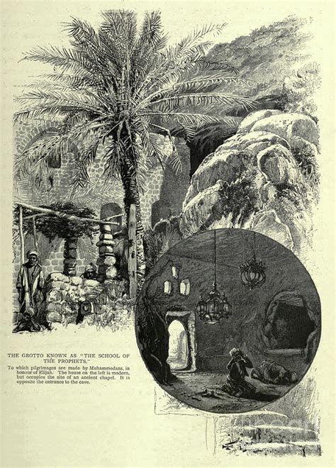 Elijah's cave f1 Photograph by Historic illustrations - Pixels