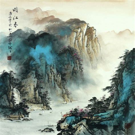 Chinese landscape, Chinese landscape painting, Landscape paintings