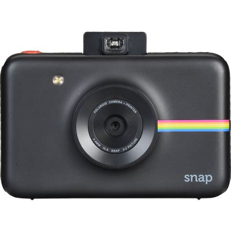 Polaroid Snap Instant Digital Camera (Black) POLSP01B B&H Photo