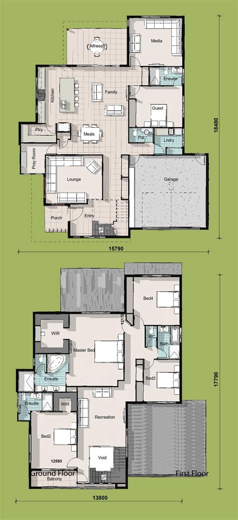 Empress- Two Storey House Floorplan byBuilding Buddy https://tinyurl ...