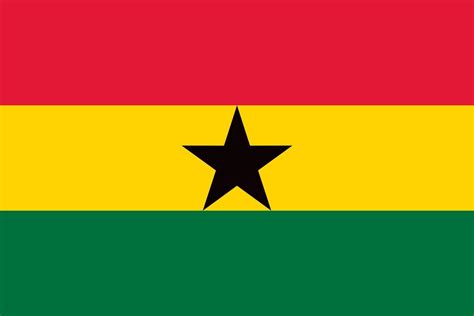 Ghana officially flag 2579832 Vector Art at Vecteezy