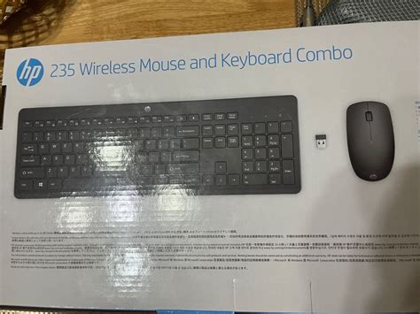 HP Wireless mouse and keyboard, Computers & Tech, Parts & Accessories ...