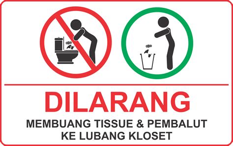 Contoh Logo Dilarang Buang Sampah Di Toilet Grupologosula Org | The ...