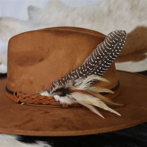 Feather Hat Accent - Vagabond | Cowboy hat bands, Custom cowboy hats ...