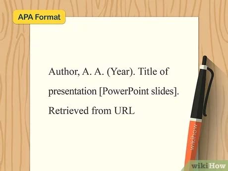 Apa Cite Pictures In Powerpoint