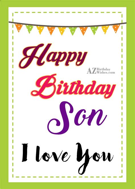 son birthday card b9192 shopittakestwo - birthday card for son quotes ...