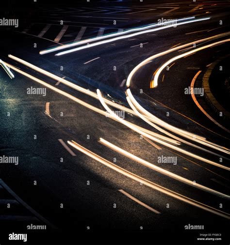 trail through street Stock Photo - Alamy