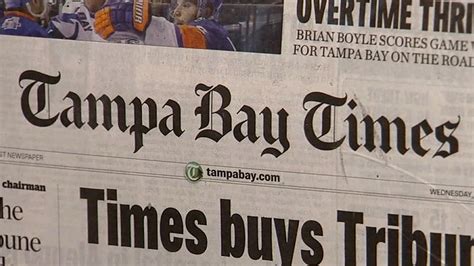 Tampa Bay Times to print only twice a week, announces furloughs | FOX ...