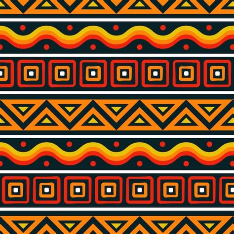 Free Vector | Flat african pattern design