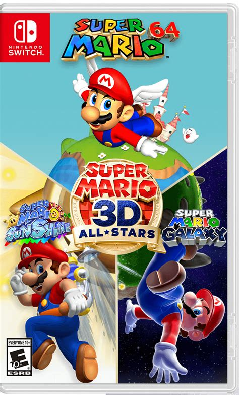 Made my own front cover art for Super Mario 3D All-Stars : r ...