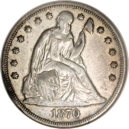 1870-S Seated Liberty Dollar Coin Value, Facts