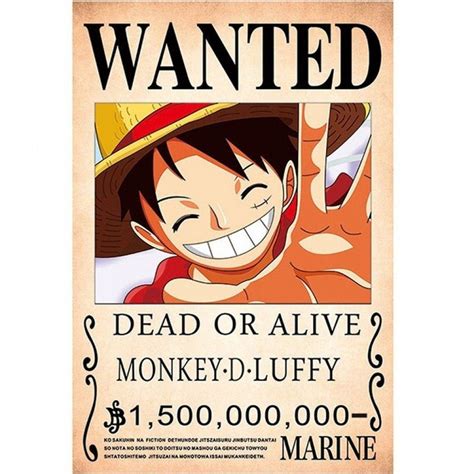 Luffy Wanted Poster Wallpapers - Top Free Luffy Wanted Poster ...