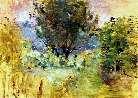 Landscape Berthe Morisot - 1883 | Peinture abstraite de paysage ...