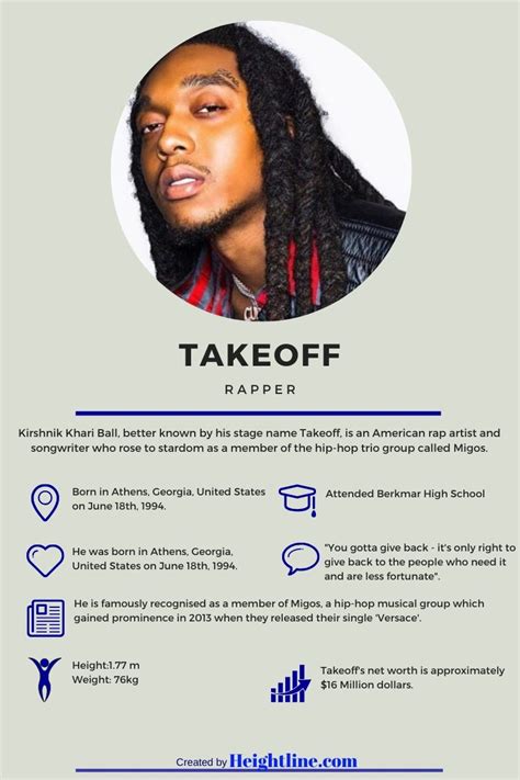 Takeoff Net Worth (2023 Updated) and Music Success With Migos