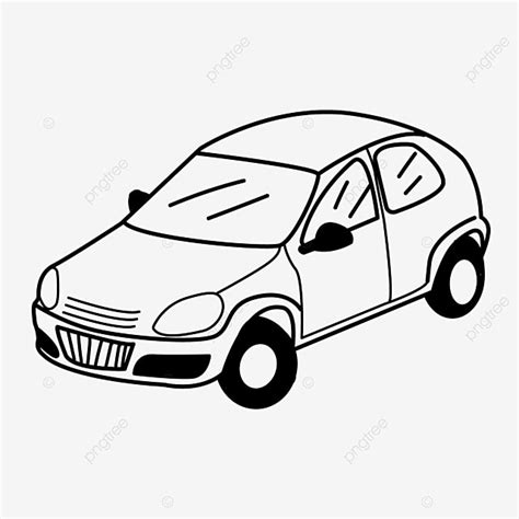 Driving Car Clip Art Black And White