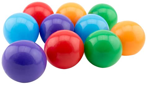 Colour plastic balls isolated 11222255 PNG