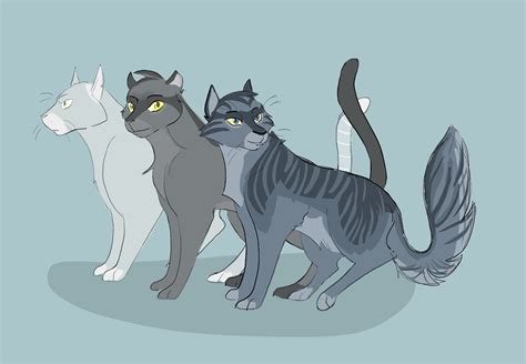 Clear Sky, Gray Wing and Jagged Peak : r/WarriorCats