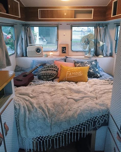 Cute Campervan Bedroom (11) | Van life, Bedroom interior, Home