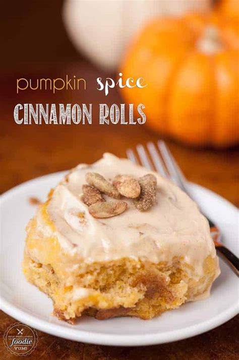 Pumpkin Spice Cinnamon Rolls | Self Proclaimed Foodie