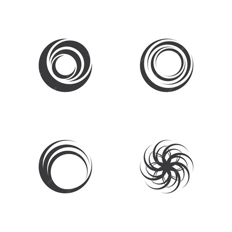 Premium Vector | Circle Ring swirl Abstract Logo Vector