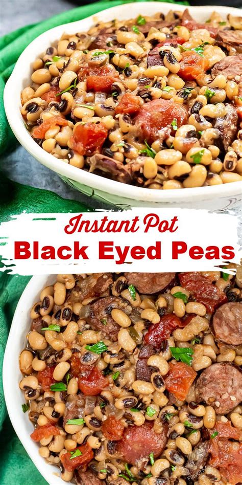 This Instant Pot Black Eyed Pea recipe makes the BEST Black Eyed Peas ...