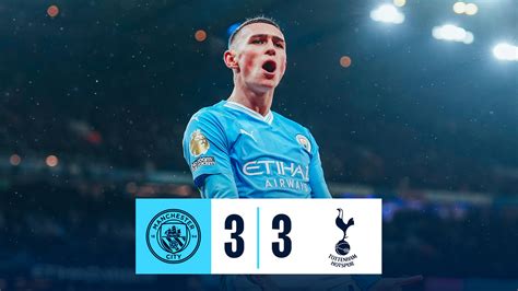 City 3-3 Spurs: Short highlights