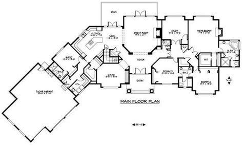 Awesome Luxury Ranch Style House Plans - New Home Plans Design