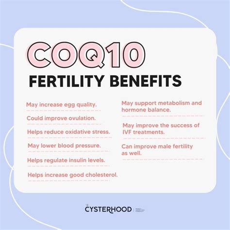 9 CoQ10 Fertility Benefits - PCOS Weightloss