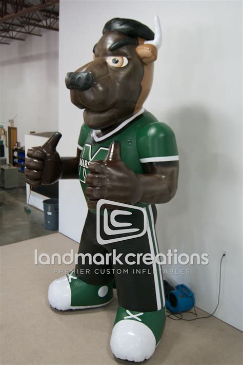 Marshall University Marco the Bull Inflatable College Mascot