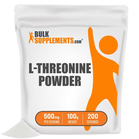 Threonine Supplement | Thr Amino Acid | L-Threonine