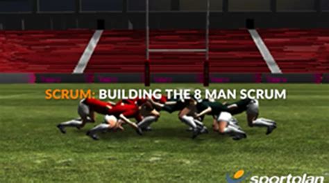 Building 8 man scrum Scrum - Rugby Drills, Rugby | Sportplan