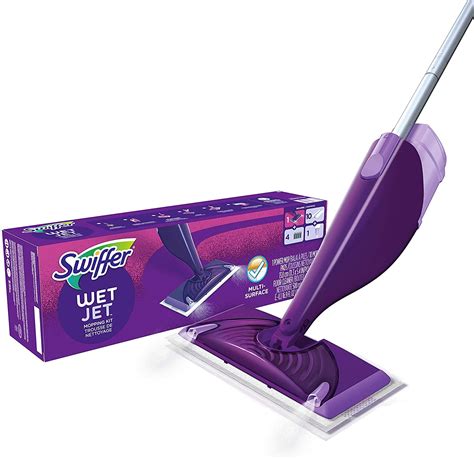 Swiffer WetJet Hardwood and Floor Spray Mop Cleaner Starter Kit ...