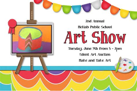 Elementary Art Show Invitation Related Keywords & Suggestions ... | Art ...