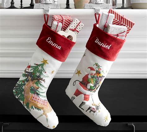 Jolly Christmas Stockings | Pottery Barn