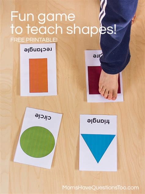 Find the Shape - Teaching Shapes Activity - Moms Have Questions Too