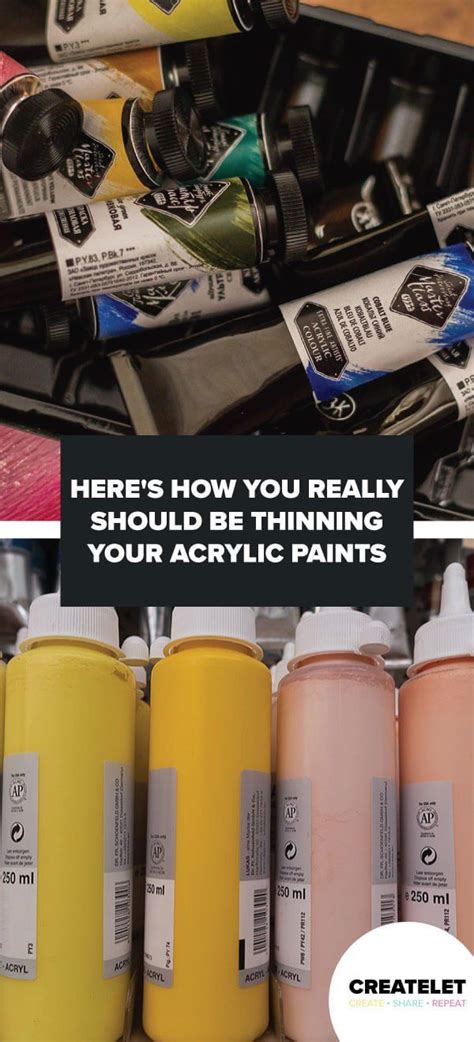 Here's How You REALLY Should Be Thinning Your Acrylic Paint | Acrylic ...