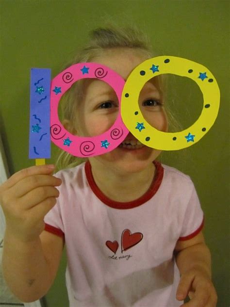 100 day mask | 100 day of school project, 100th day of school crafts ...