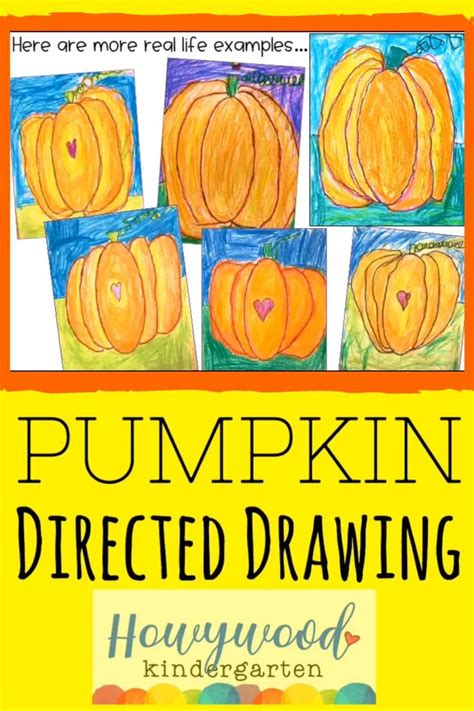 Pumpkin Directed Drawing ... Fun for Fall ... October ... Halloween ...