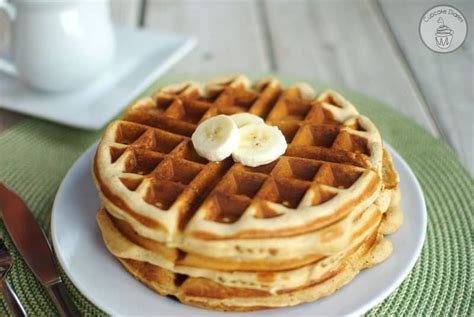 Peanut Butter Waffles - Cupcake Diaries