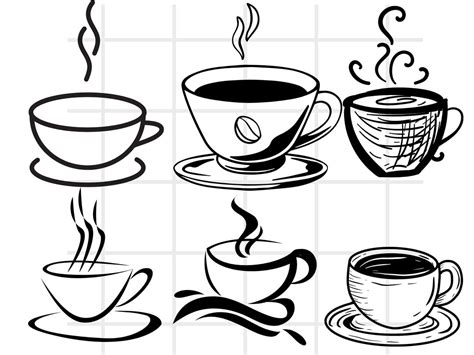 Coffee Svg Coffee Cup Svg Coffee Image Decal Stencil - Etsy