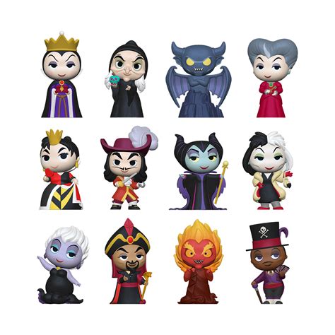 Funko Mystery Mini: Disney Villains (One Mystery Figure) - Walmart.com ...