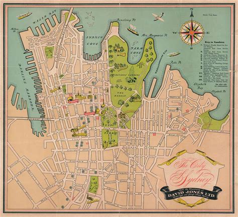 The City of Sydney.: Geographicus Rare Antique Maps