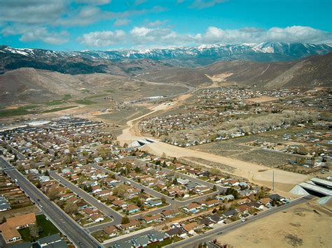 Carson City Aerial : Photo Details :: The Western Nevada Historic Photo ...