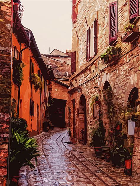 Italian Village Paintings