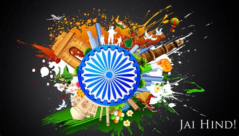 India Independence Day 15th August Jai Hind Hd Wallpaper